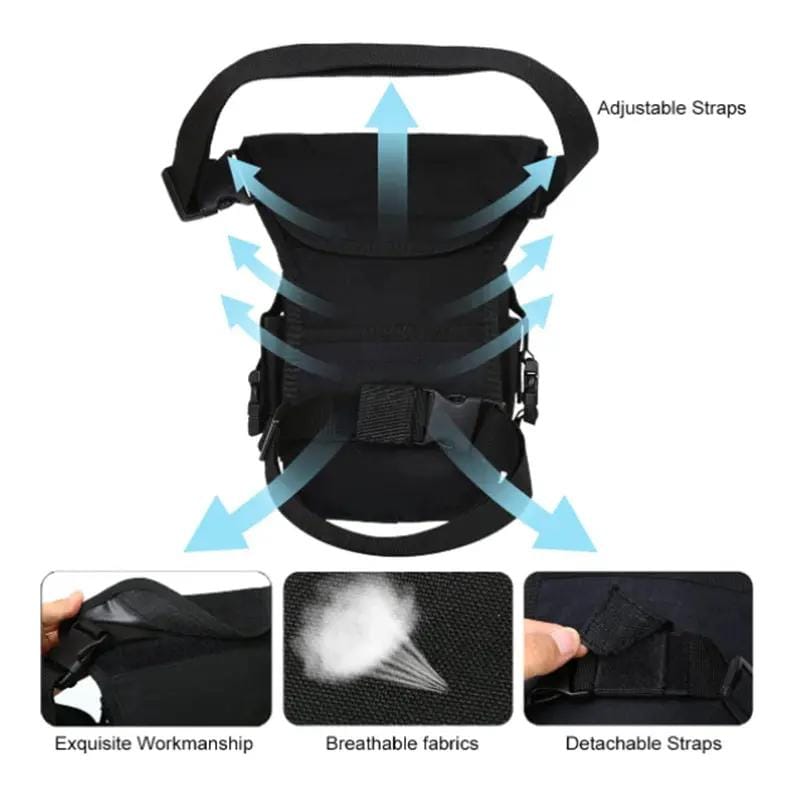 g8buynz g8buynz Men's Drop Leg Pouch Tools Bags Tactical Leg Bag Black Men's Drop Leg Pouch Tools Bags Tactical Leg Bag Black