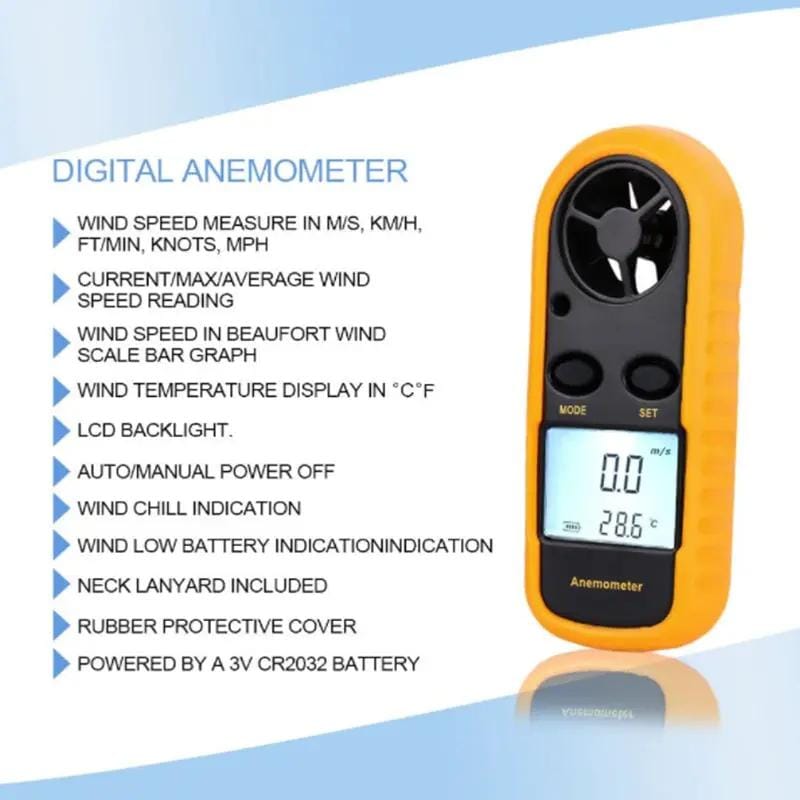 g8buynz g8buynz Digital Anemometer Handheld Wind Speed Meter for Measuring Wind Speed Digital Anemometer Handheld Wind Speed Meter for Measuring Wind Speed