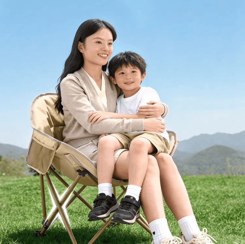 URBAN WAVE Deluxe Folding Moon Chair YQ12412 by ECOTREK