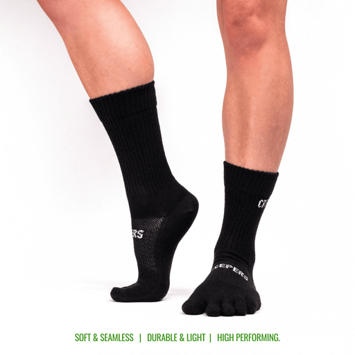 Creepers Socks Toe Socks Crew Length Crew Length