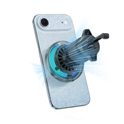 25W Qi2 Wireless Charging Phone Holder for Air Vent, with Active Cooling, Ambient Light (D61) by BroDeals