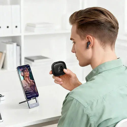 TWS Earbud with Remote Control, IPX4 Waterproofing by BroDeals