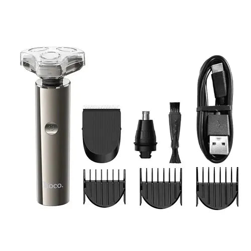 BroDeals Grooming Kit 3 in 1 Grooming Set with Shaver, Hair Clipper, Nose Hair Trimmer 3 in 1 Grooming Set with Shaver, Hair Clipper, Nose Hair Trimmer