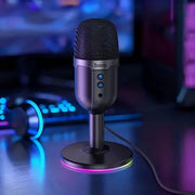 Streaming Microphone - Black by BroDeals