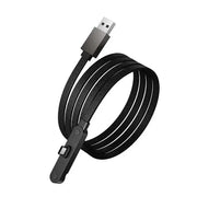 Nylon Braided Zinc Alloy Charging Cable with Metallic Kick Stand USB A to USB C by BroDeals