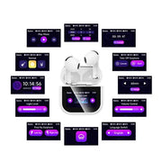 BroDeals Earphone TWS Earbud w/ LCD Touch Screen, 4 Hours TWS Earbud w/ LCD Touch Screen, 4 Hours