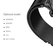 BroDeals Watches Universal Metallic Watch Strap with Magnetic Buckle Universal Metallic Watch Strap with Magnetic Buckle