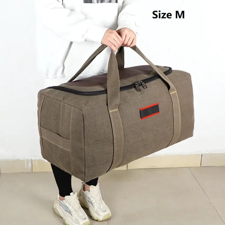 Canvas Storage Bag – High-Capacity Travel, Camping & Moving Luggage Bag XYY9024 by ECOTREK