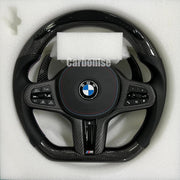BMW Steering Wheel (Carbon Fiber+Perforated Leather) #6 by CARBONISE
