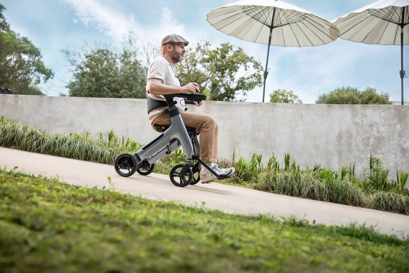 Kiwi eRide Kiwi eRide 4 in 1 Electric Rollator, Wheelchair, Walker with Seat, Foldable Transport Wheelchair Black 4 in 1 Electric Rollator, Wheelchair, Walker with Seat, Foldable Transport Wheelchair Black