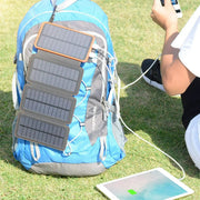 Solar Power Bank with 4 Panels 25000mAh by salelink.co.nz