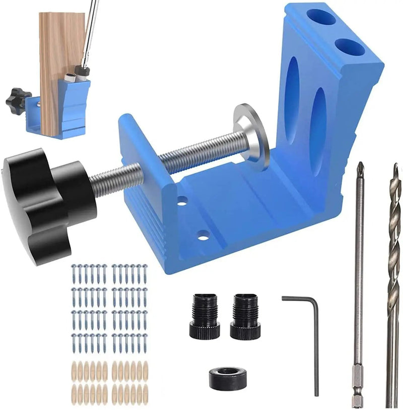 78pcs Woodworking Dowel Jig Kit by salelink.co.nz