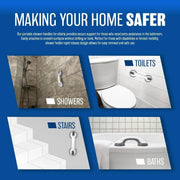 2Pcs Bathroom Grab Bars Shower Handles by salelink.co.nz
