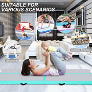 Air Track Gym Mat Green-4x1x0.1m by salelink.co.nz