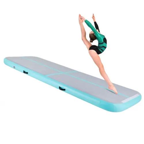 Air Track Gym Mat Green-5x1x0.1m by salelink.co.nz
