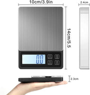 Digital Pocket Scale with USB Rechargeable 3000g/0.1g by salelink.co.nz