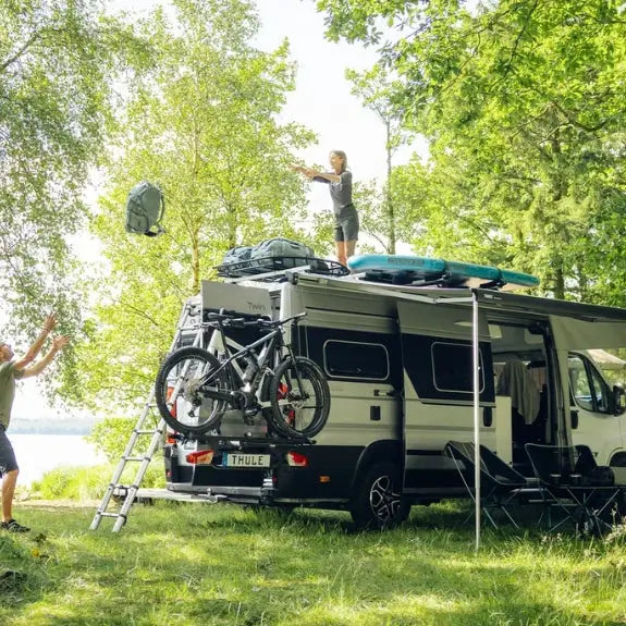 Thule VeloSlide Bike Rack For Two E Bikes Exterior Loading by Thule
