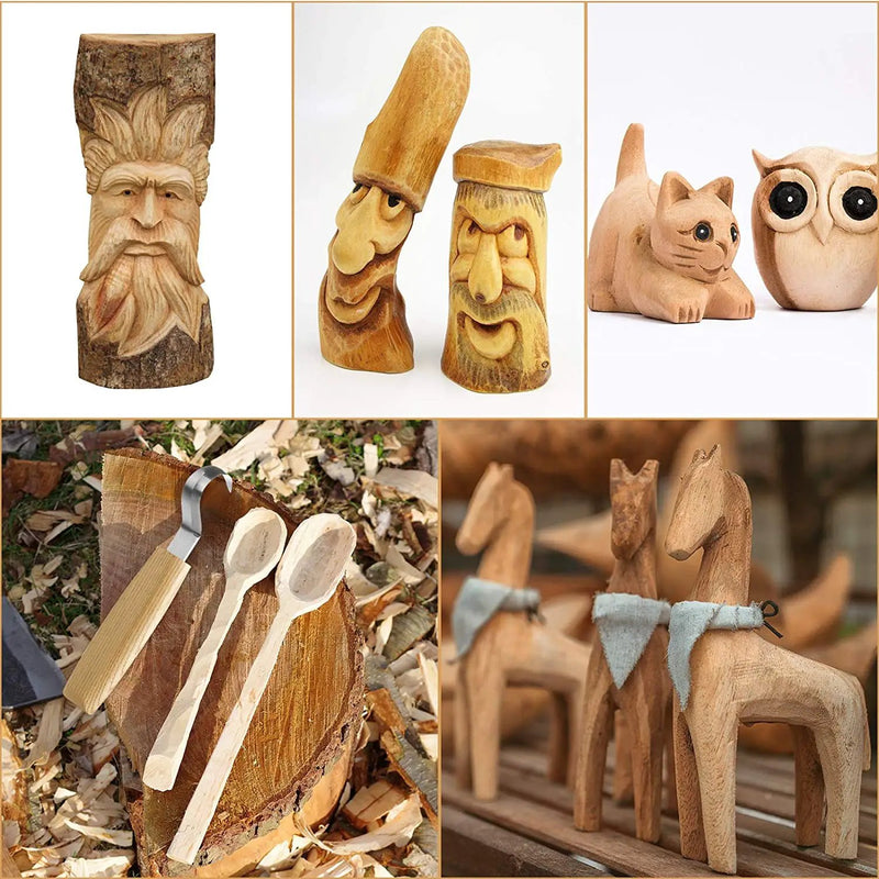 17pcs Wood Carving Set by salelink.co.nz