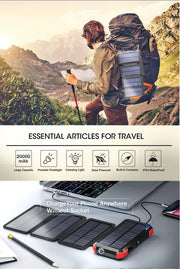20000mAh Solar Charger Power Bank by salelink.co.nz