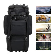 75L Hiking Tactical Backpack Large Survival Hunting Waterproof Backpack M... B by g8buynz