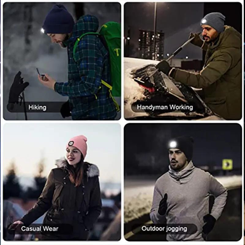 g8buynz g8buynz 5 LED Light and 5.0 Bluetooth Beanie Hat 5 LED Light and 5.0 Bluetooth Beanie Hat