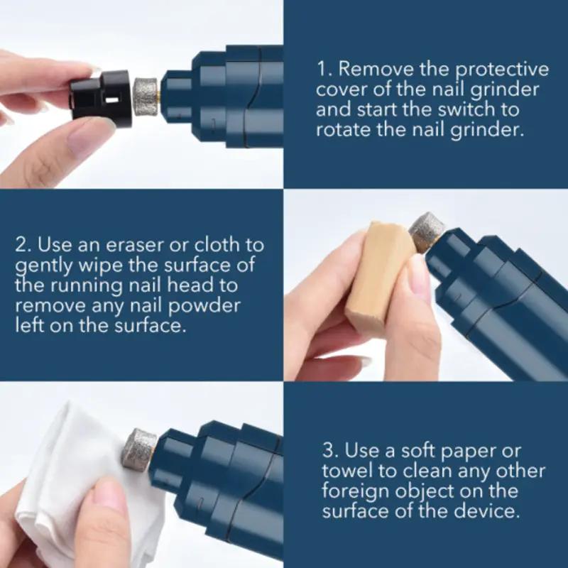 g8buynz g8buynz Dog Nail Grinder with LED Light - Upgraded 2-Speed Electric Pet Nail Trimmer Dog Nail Grinder with LED Light - Upgraded 2-Speed Electric Pet Nail Trimmer