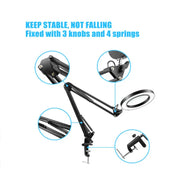 g8buynz g8buynz 5X Magnifying Lamp with Big Clamp 3 Adjustable LED Light 10 Brightness Magnifier 5X Magnifying Lamp with Big Clamp 3 Adjustable LED Light 10 Brightness Magnifier