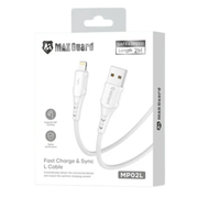 Maxguard 2m USB-A to Lightning Cable MP02L by 9eight5