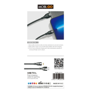 Mobigo 1m USB-A to Lightning cable GO101 by 9eight5
