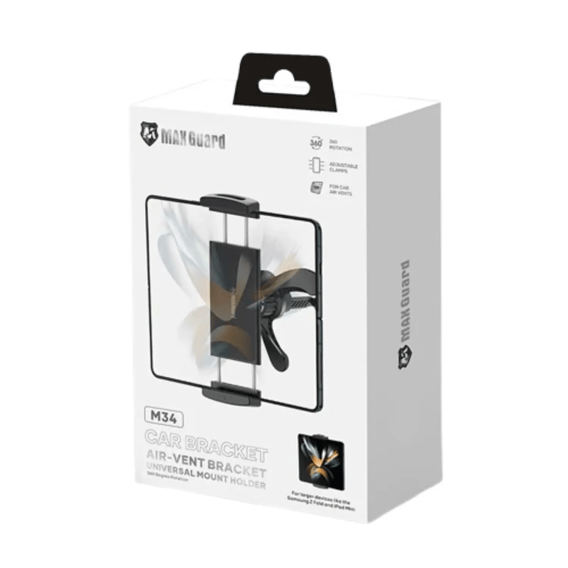 9eight5 Accessories Maxguard Air-Vent Bracket Car Holder M34 (for Z fold & iPad) Maxguard Air-Vent Bracket Car Holder M34 (for Z fold & iPad)