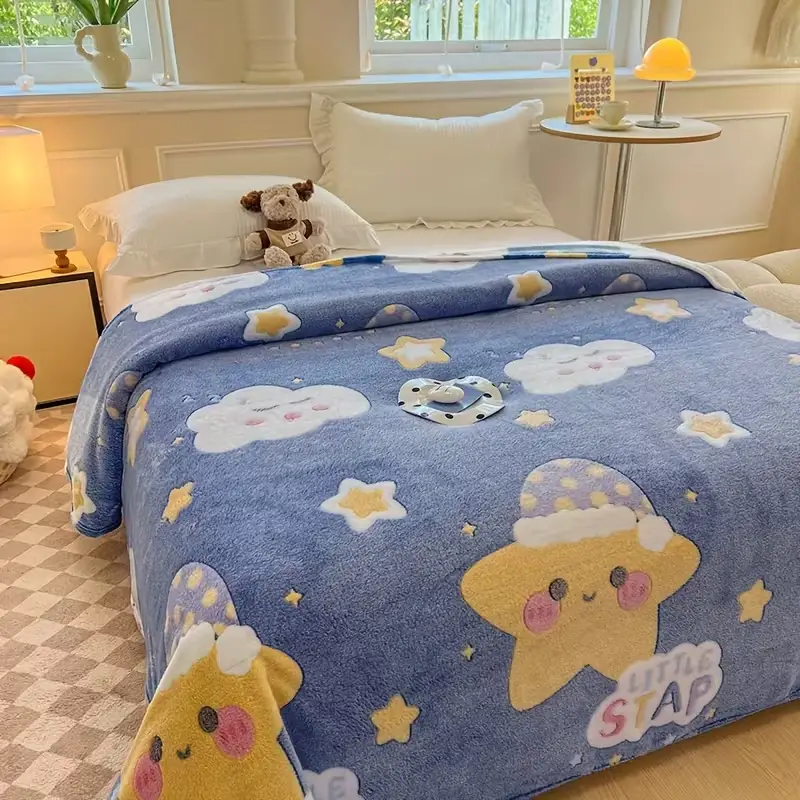 Fleece Blanket Soft Comfy Plush Winter Warm 200cm by dealonline.co.nz
