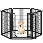 6 Panels Heavy Duty Dog Pen by Yaheetech