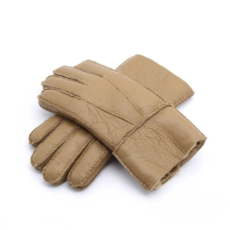 Genuine Leather Gloves - Warm Sheepskin for Men by Mead's Supply & Equipment Outfitters limited
