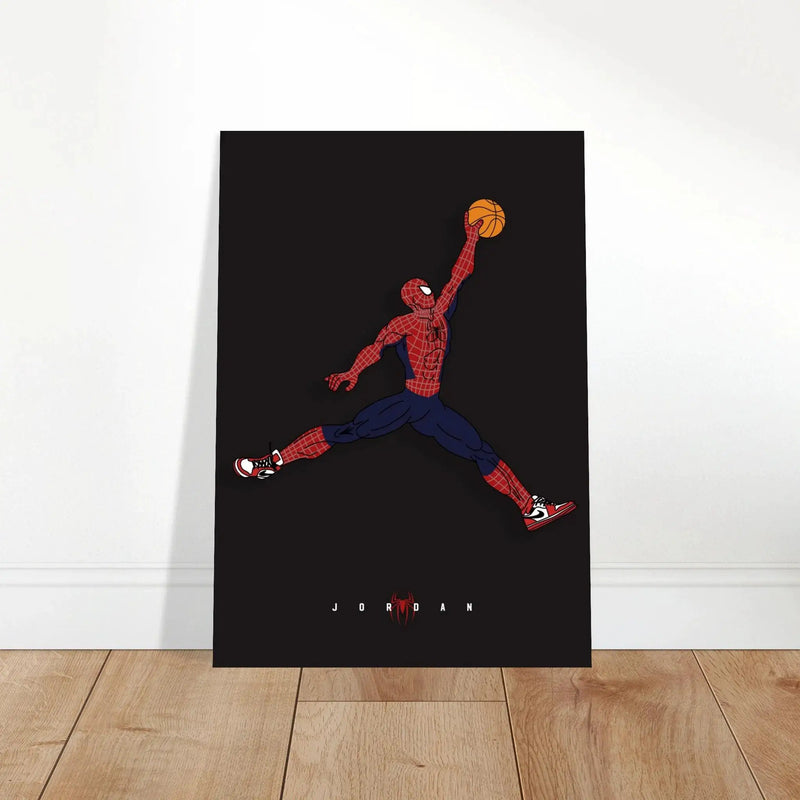 Spidey x Jordan Limited Edition by Blank Wall Print Shop