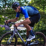 Euro Cycling NZ Clothing Bioracer Spitfire Jersey SS Blue Blitzz Bioracer Spitfire Short Sleeve Cycling Jersey Blue