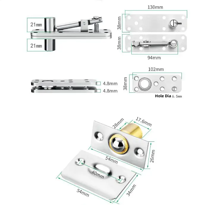 Hidden Door Hinge Heavy Duty Door Hinge Pivot Hinge by salelink.co.nz