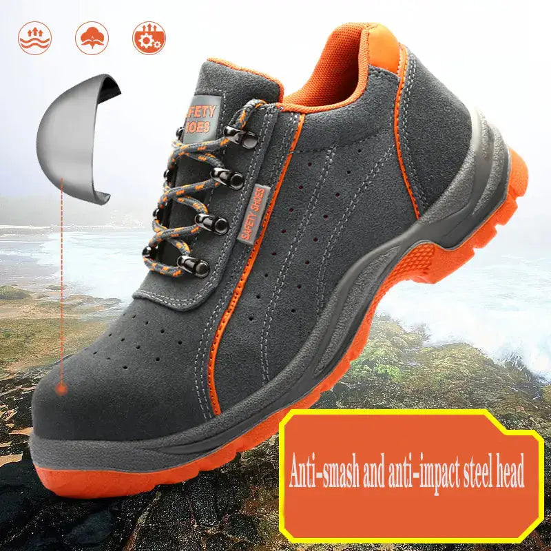 Men's Steel Toe Non-Slip Welding Safety Work Shoes - Heat-Resistant Protective Footwear by Mead's Supply & Equipment Outfitters limited