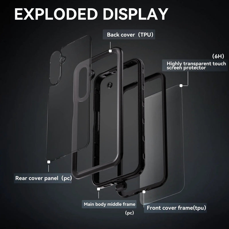 Samsung A16 4G/5G Waterproof Case by salelink.co.nz