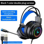 7.1 Gaming Headset with Mic & LED (3 coours available) by Habicare