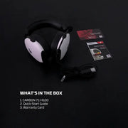 7.1 Wired Gaming Headset 40mm with Mic (available in Black & White) by Habicare