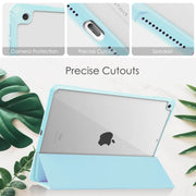 iPad 10.2 Case Cover Clear Back Pencil Holder Slot by salelink.co.nz