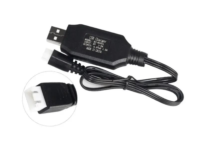 7.4V USB 3 pins Lithium Batteries Charging Cable for Car Drone or Helicopter by dealonline.co.nz