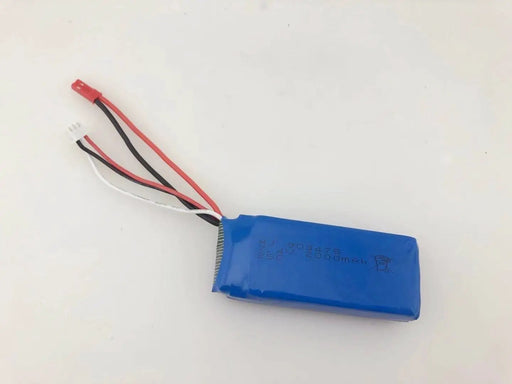 7.4V 2500mAh Red Li-Po Rechargeable Battery for Drone by dealonline.co.nz