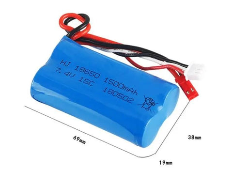 dealonline.co.nz dealonlinenz 7.4V 1500mAh Red Li-Po Rechargeable Battery for Drone 7.4V 1500mAh Red Li-Po Rechargeable Battery for Drone