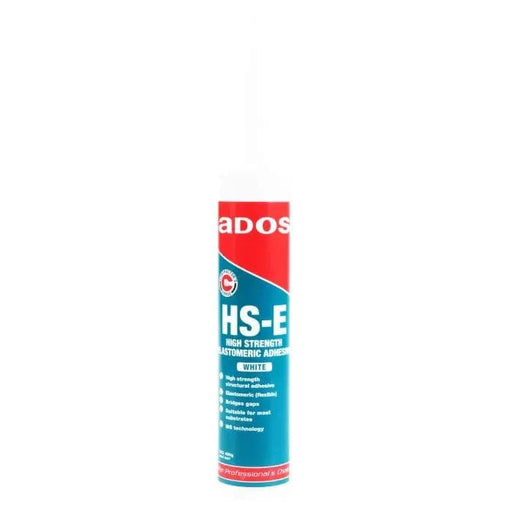CRC Sealants & Fillers Wholesale ADOS HS-E High Strength Elastomeric Adhesive White 400g (Pack of 20) ADOS HS-E High Strength Elastomeric Adhesive White 400g - Wholesale | Action Outdoors
