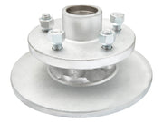 1750kg Disc Braked Hub Set - CI Disc - 5x4-1/2x1/2" - Pair by Trojan