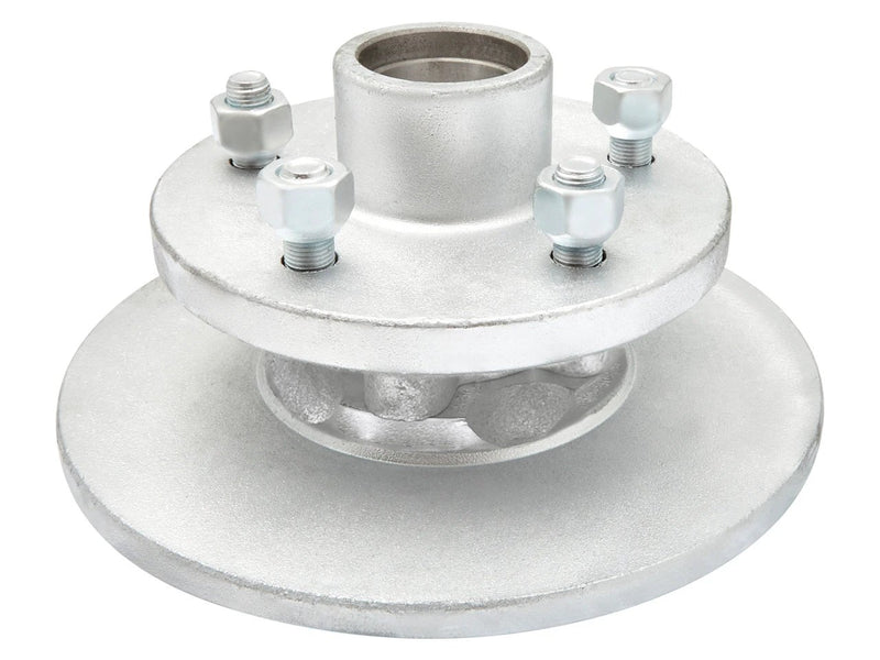 1750kg Disc Braked Hub Set - CI Disc - 5x4-1/2x1/2" - Pair by Trojan