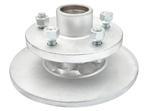 1750kg Disc Braked Hub Set - CI Disc - 5x4-1/2x1/2" - Pair by Trojan
