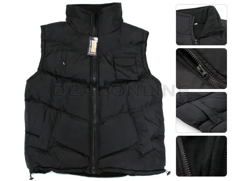 Fleece Lining Vest/Sleeveless Hooded Jacket - 4XL by dealonline.co.nz