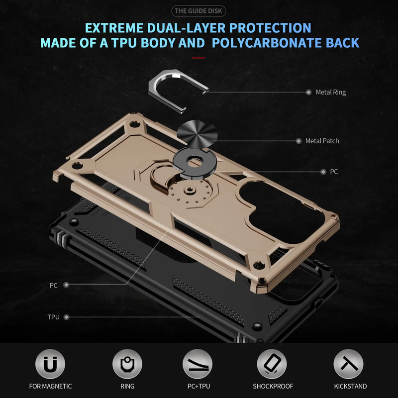 Samsung S25 Ultra Case - Gold by salelink.co.nz